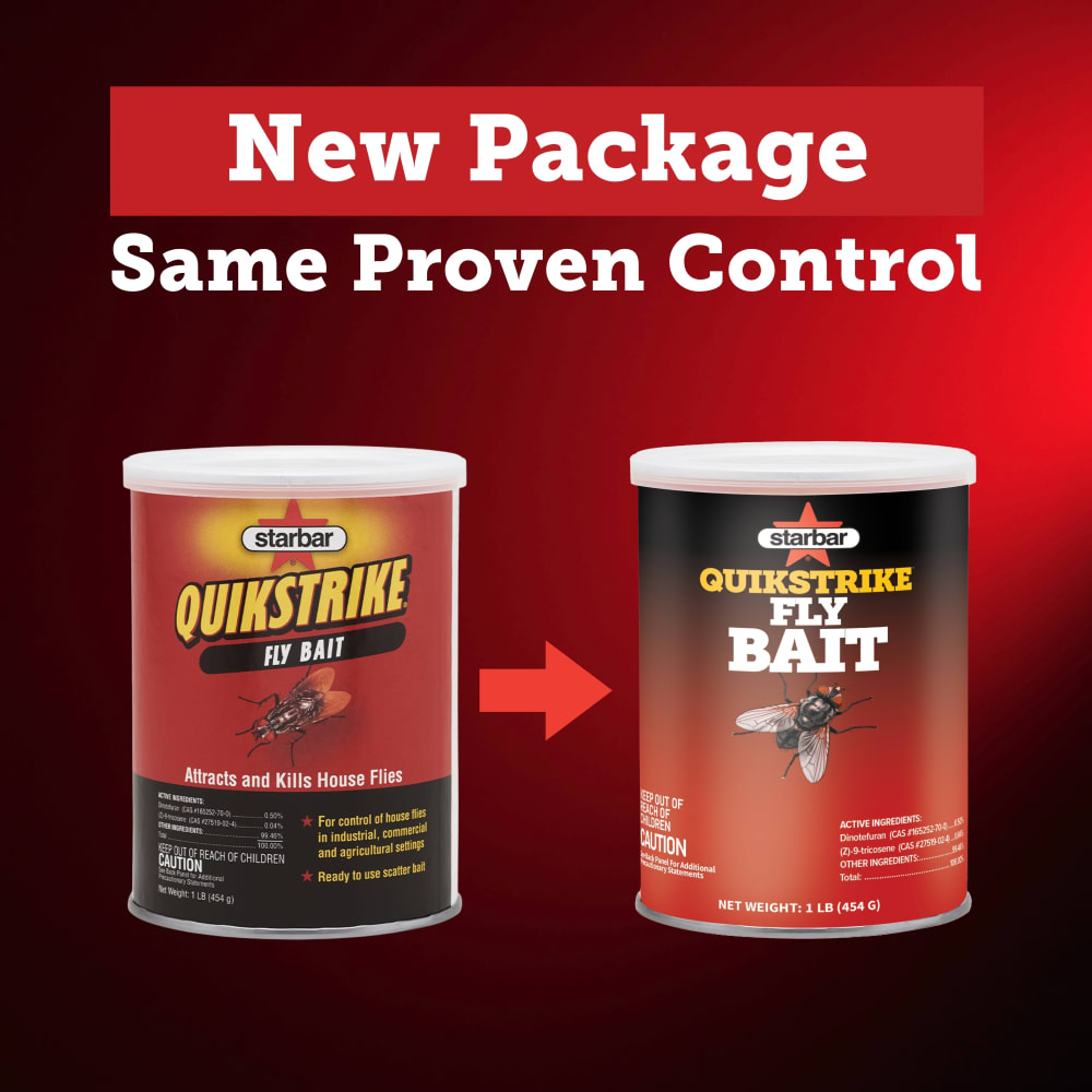 QuikStrike Fly Bait | Fast-Acting Scatter Bait for House Fly Control