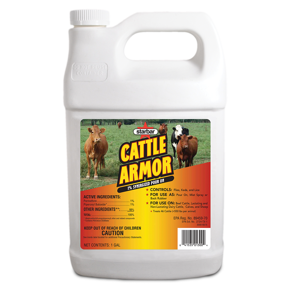 Starbar Cattle Armor Synergized Pour On 1 gallon