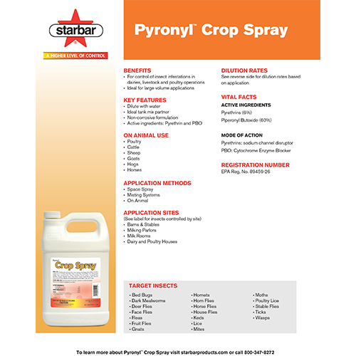 Levels of Fly Control | Starbar Products | Literature