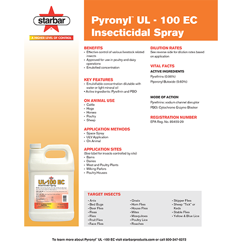 Pyronyl UI-100 EC Literature