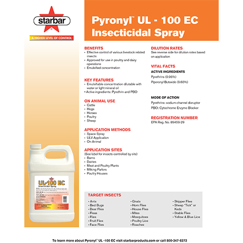 Levels of Fly Control | Starbar Products | Literature
